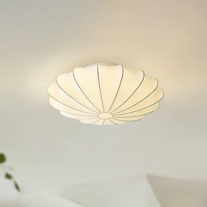 Stylish Shell Fabric Pendant Light - Fesara