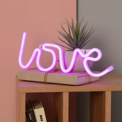 Romantic Neon LED Love Sign