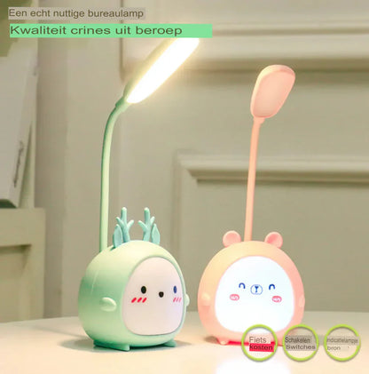 Kids Friendly Reading Lamp with USB Nightlight