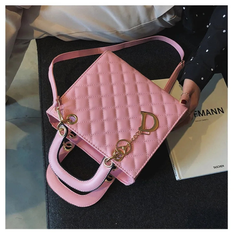 New Fashion Luxury Design Tote Bags for Women Handbags Ladies Shoulder Bags Trending Lingge Chain Crossbody Bag and Purse 5