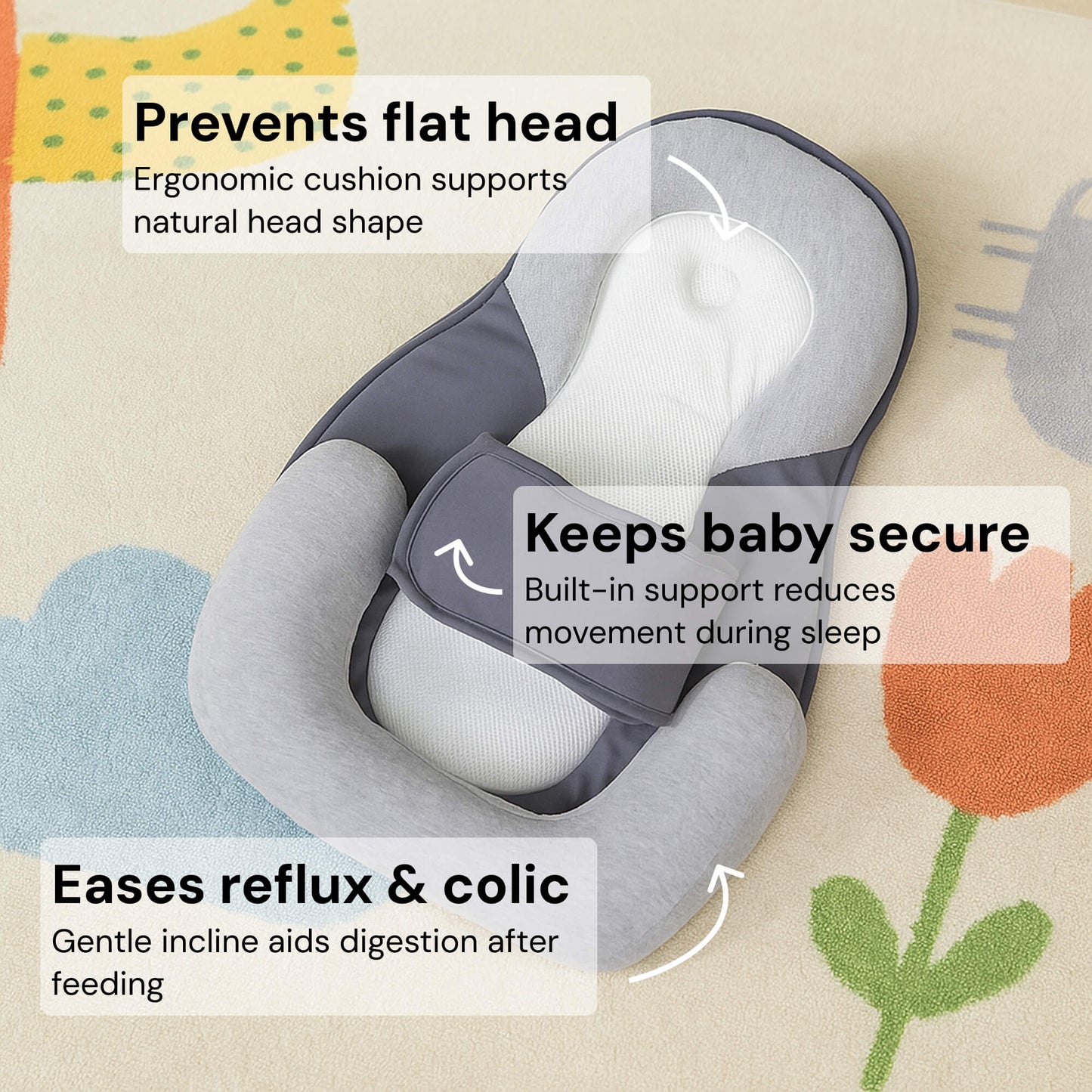 Baby Anti Reflux Sleep Pillow Wedge