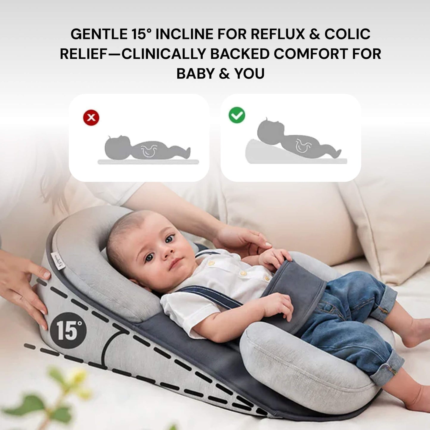 Baby Anti Reflux Sleep Pillow Wedge
