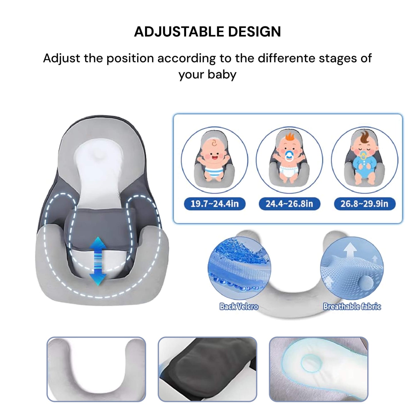 Baby Anti Reflux Sleep Pillow Wedge