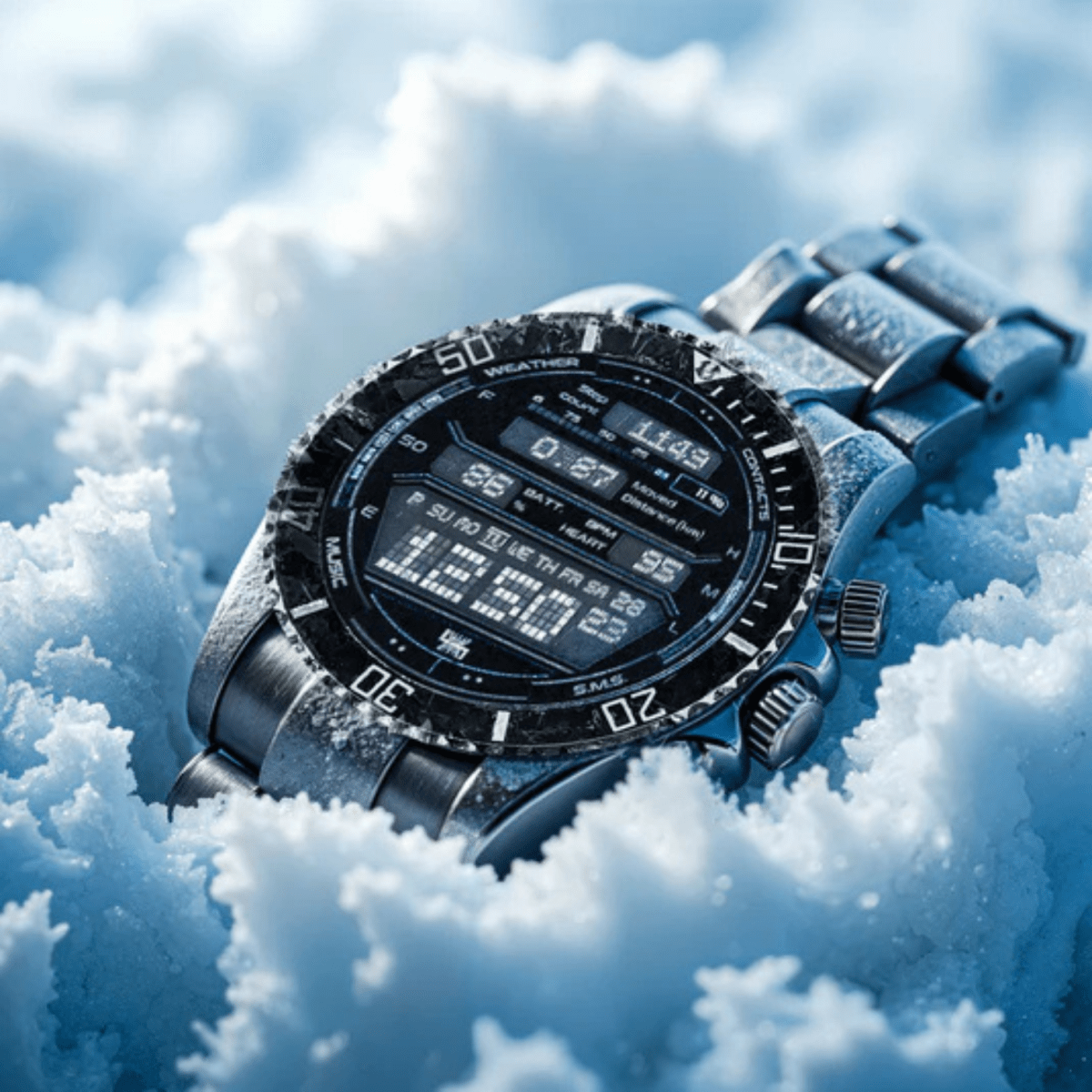Advanced GPS Smartwatch with Fitness Tracker & Long Battery