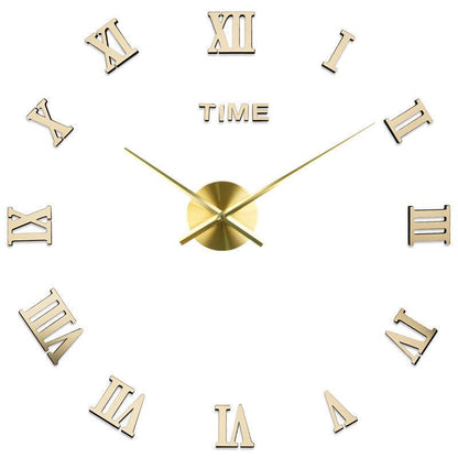 Minimalist White Wooden Wall Clock
