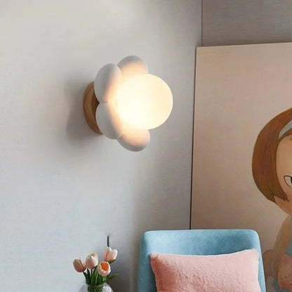 Soft Floral LED Wall Lamp