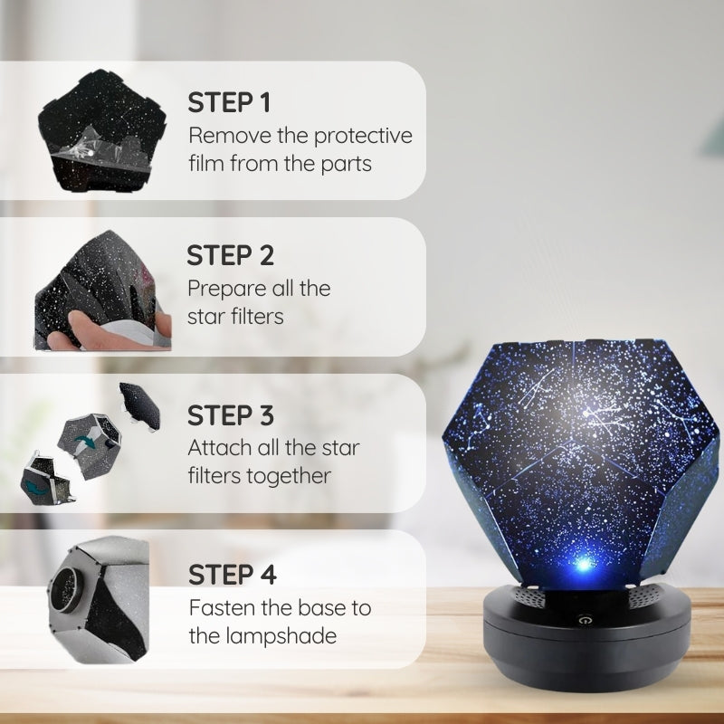 Colorful Galaxy Lamp Projector