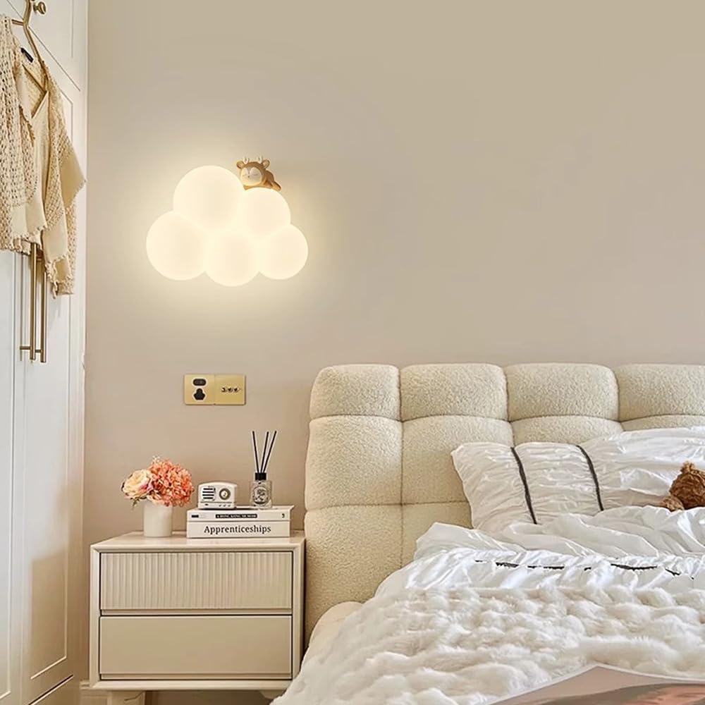 Colorful Cloud Shaped LED Nightlight For Kids Room