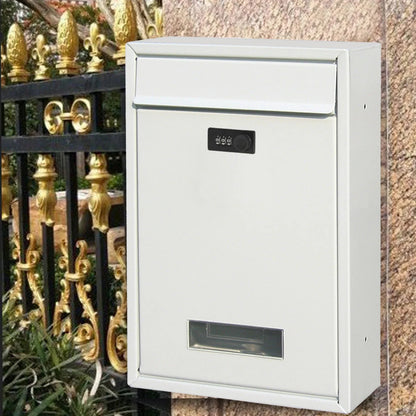 NoirGuard | Secure Stylish Black Letterbox with Combination Lock 8