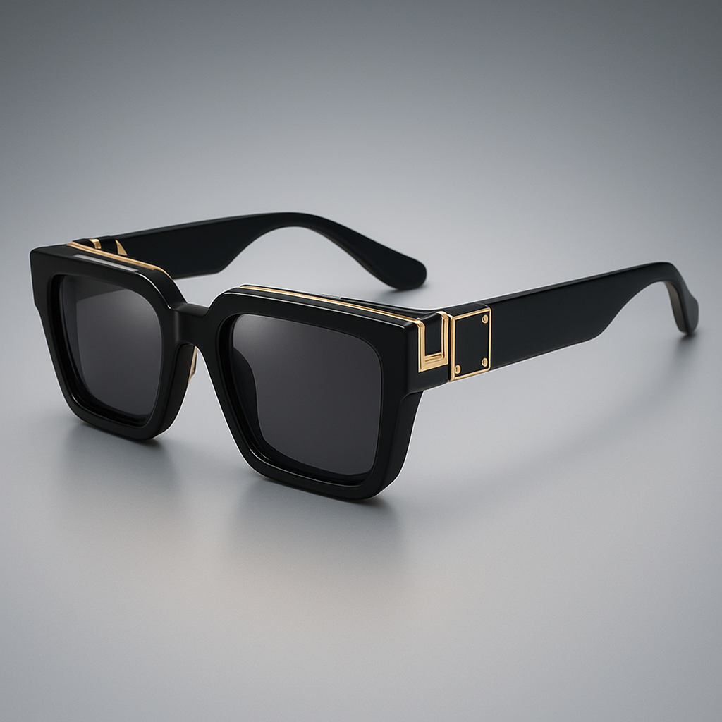 NoirShade | Stylish Unisex Black Square UV Protection Sunglasses 10
