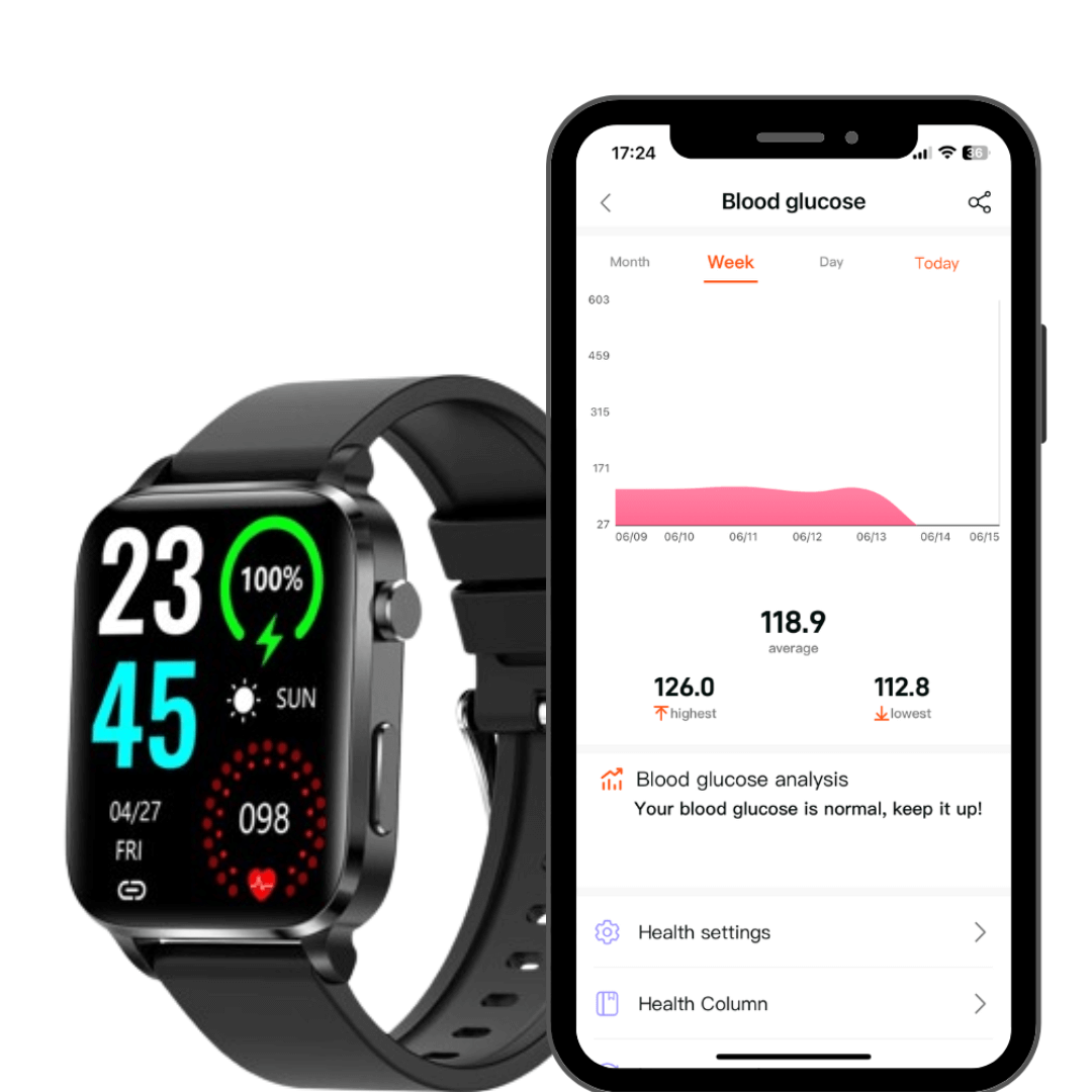 Accurate Blood Glucose Meter & Pain Free Tester