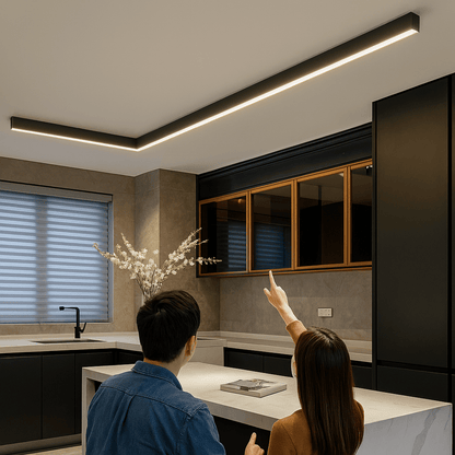 Slim Modern Linear Ceiling Lighting Fixtures