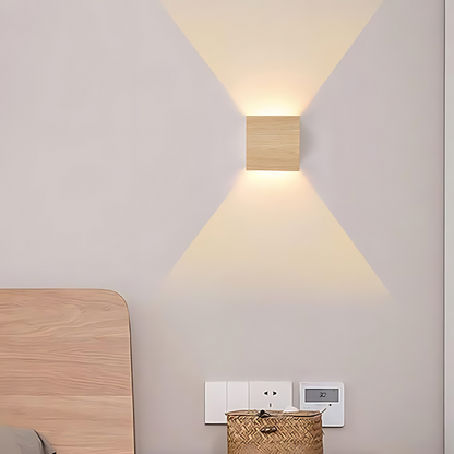 Rustic Wooden Nordic Wall Lamp Fixture - Fesara