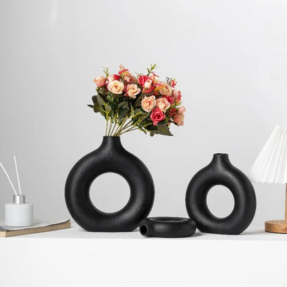 Beautiful Clear Glass Decorative Vase