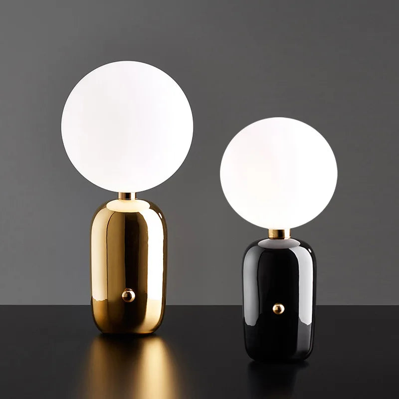 Elegant Nordic Glass Table Lamp - Fesara