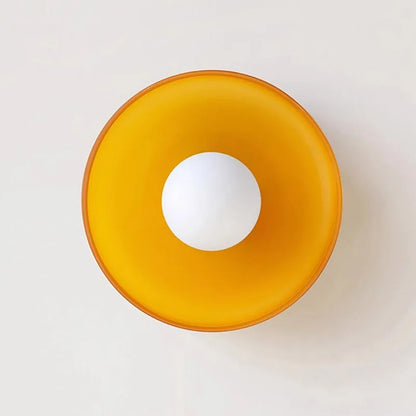 Simple Glass Hanging Lamp for Contemporary Homes