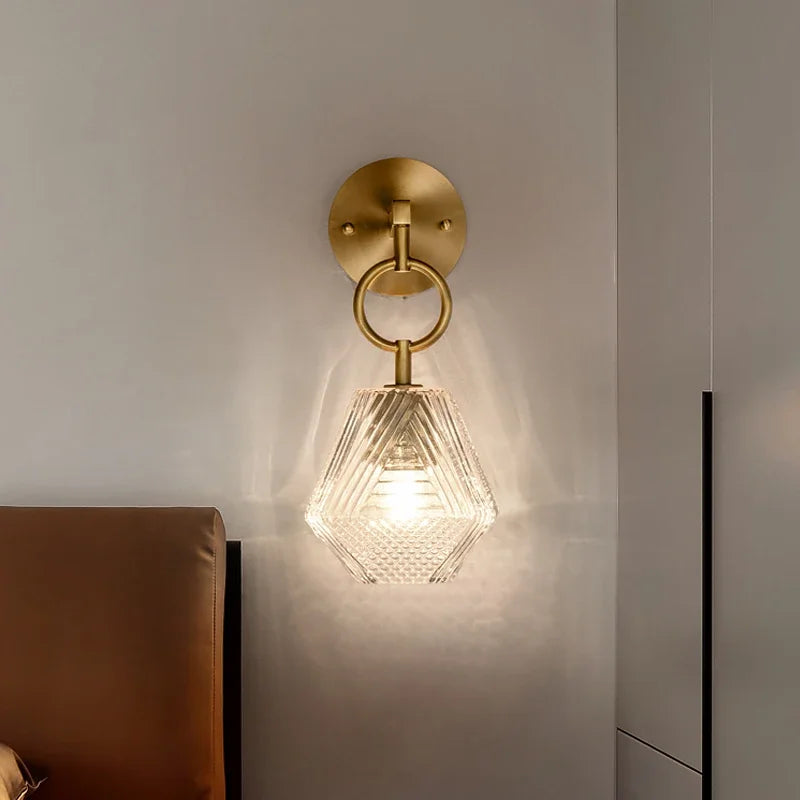 Soft Glow Glass Wall Lamp