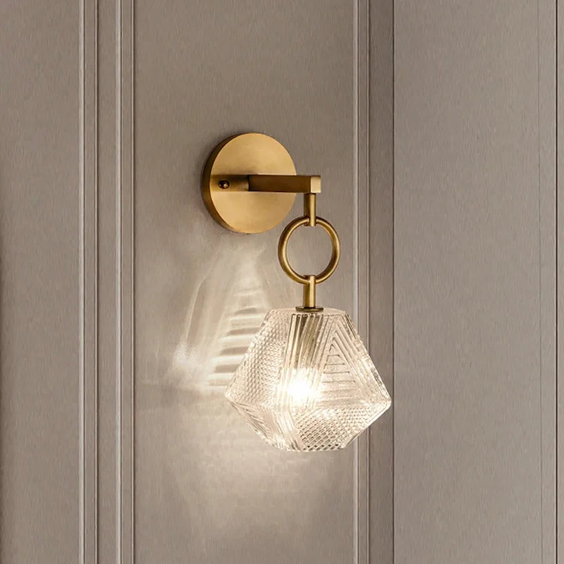 Soft Glow Glass Wall Lamp