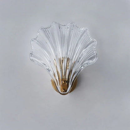 Seashell Glass Coastal Wall Light