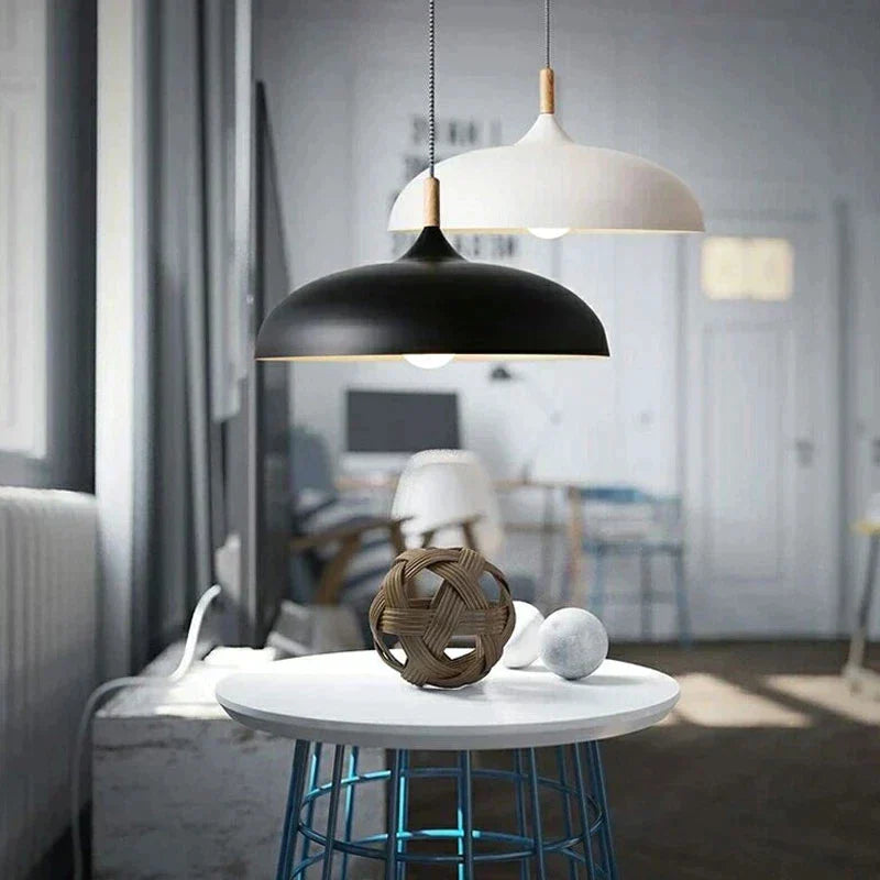 Natural Wood Ceiling Lamp