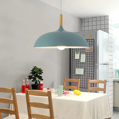 Natural Wood Ceiling Lamp - Fesara