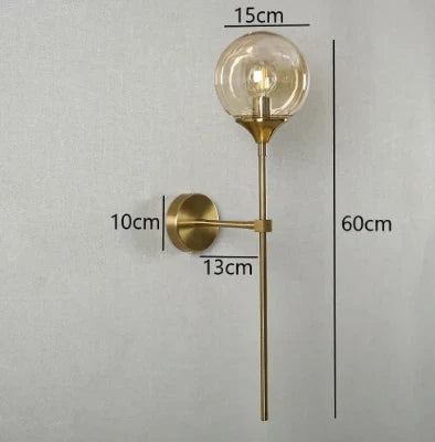 Modern Glass LED Wall Lamp