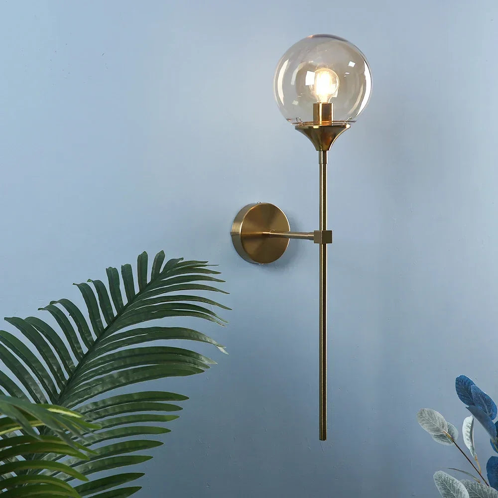 Modern Glass LED Wall Lamp - Fesara