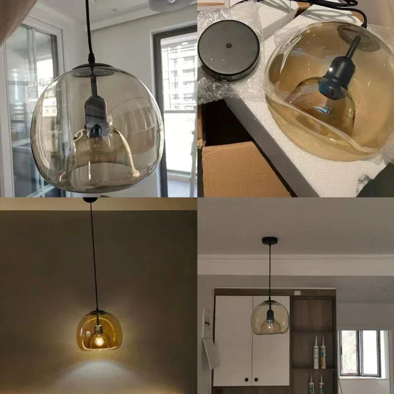 Elegant Glass Pendant Lighting Fixture