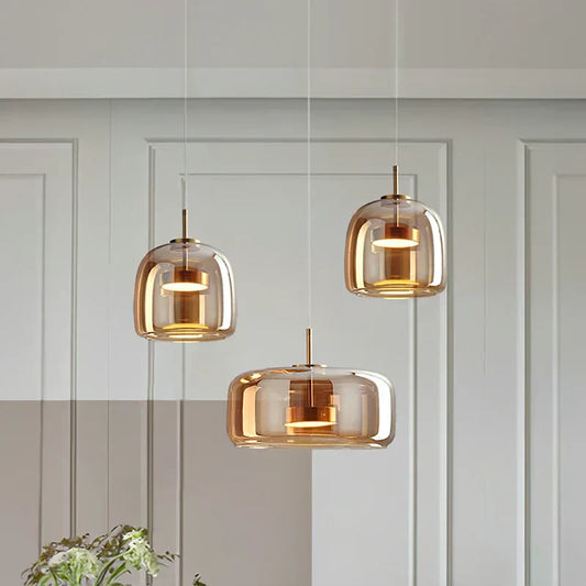 Transparent Glass Pendant Lamp - Fesara
