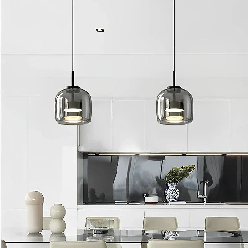 Transparent Glass Pendant Lamp