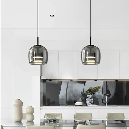 Transparent Glass Pendant Lamp