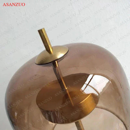 Sleek Gray Table Lamp