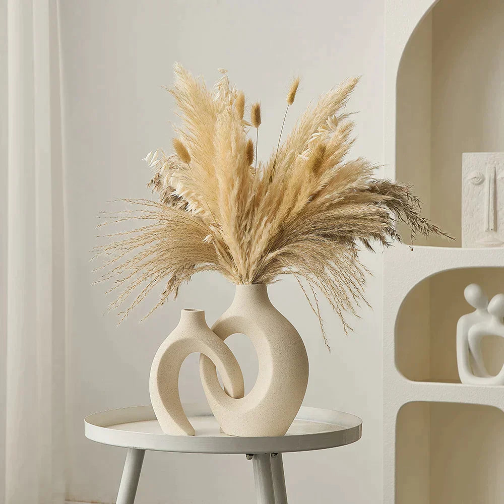 Simple White Ceramic Vase
