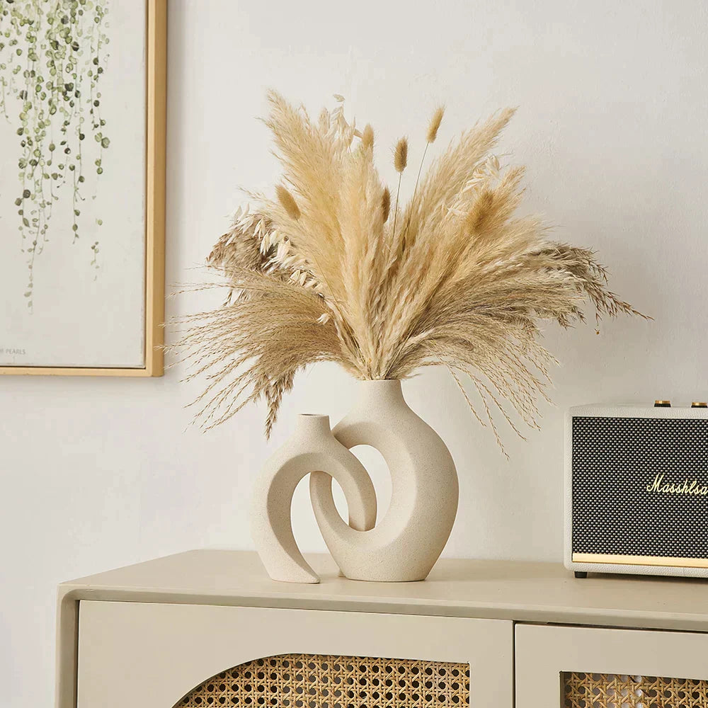 Simple White Ceramic Vase