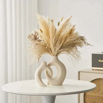 Simple White Ceramic Vase