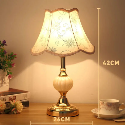 Classic Floral Table Lamp Home Decor Lighting