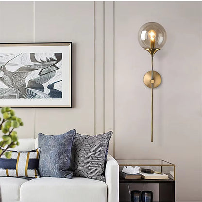 Slim LED Wall Light with Warm White Glow