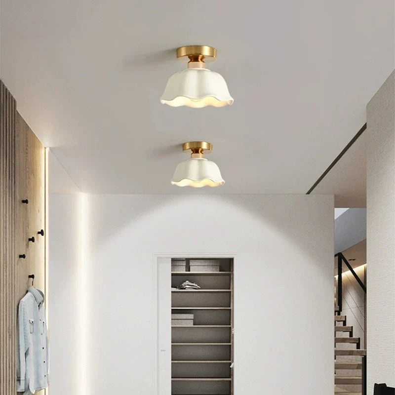 Luxurious Glass Ceramic Chandelier Light