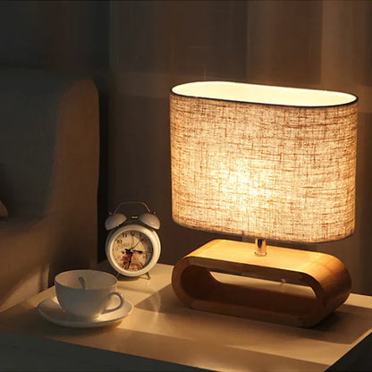Rustic Wood Table Light – Natural and Handcrafted