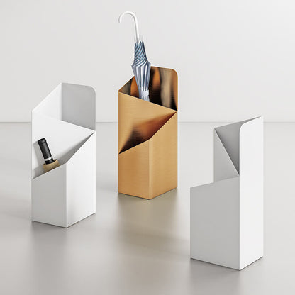 Slim Metal Umbrella Stand with Water Tray - Fesara