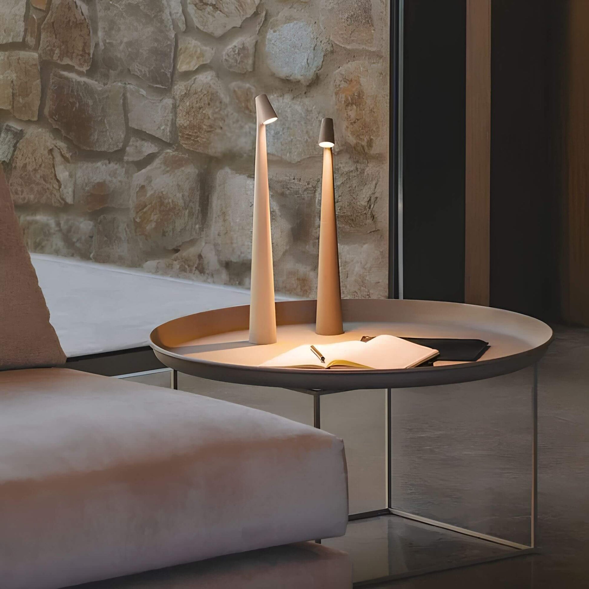 NordicGlow | Stylish Dimmable Cordless LED Table Lamp for Living Room 3