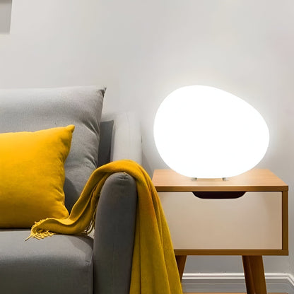 Rustic Rock-Style LED Desk Lamp