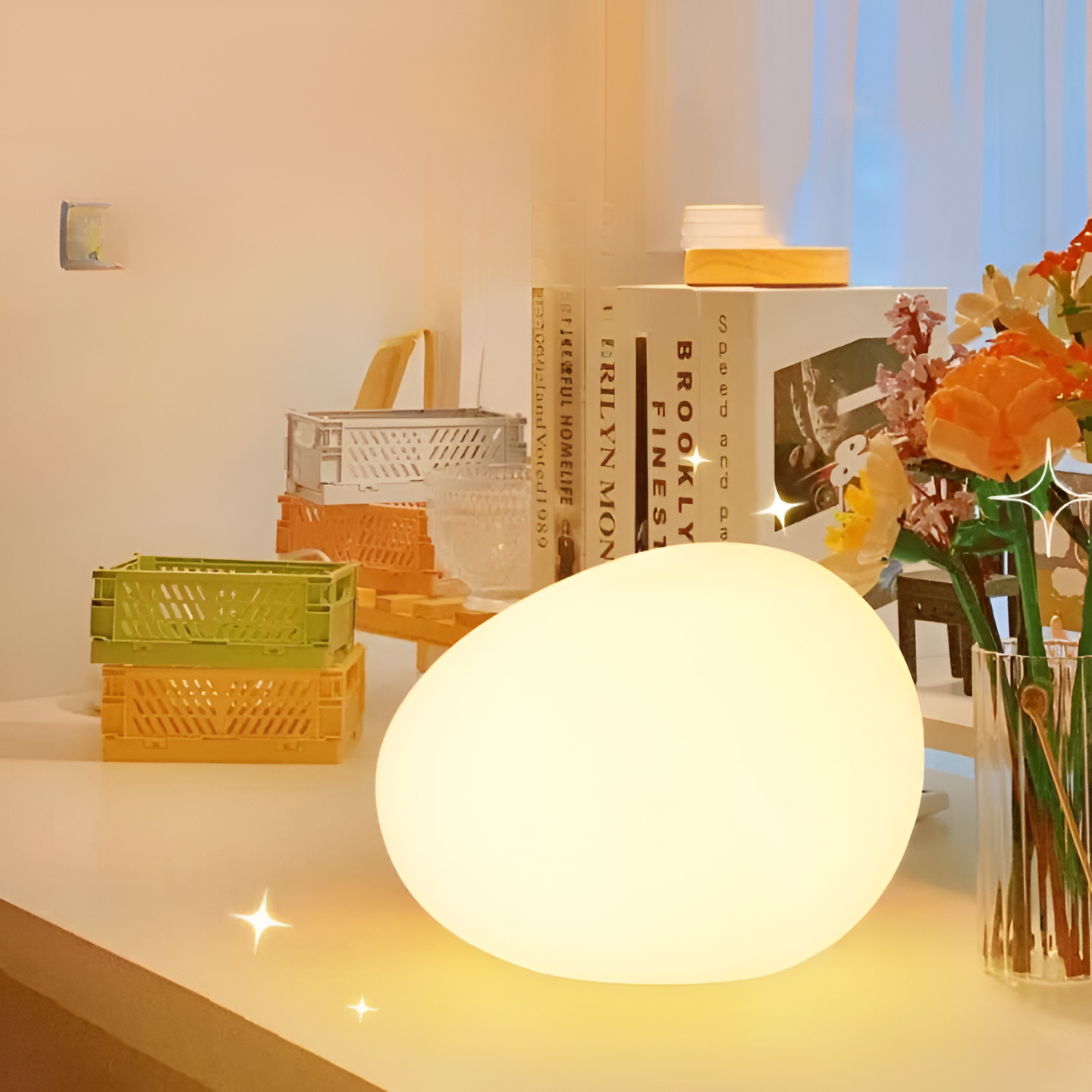 Simple Nordic Round Metal Desk Lamp