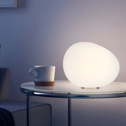 Rustic Rock-Style LED Desk Lamp