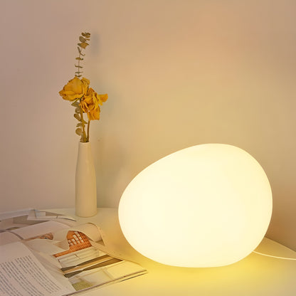Rustic Rock-Style LED Desk Lamp