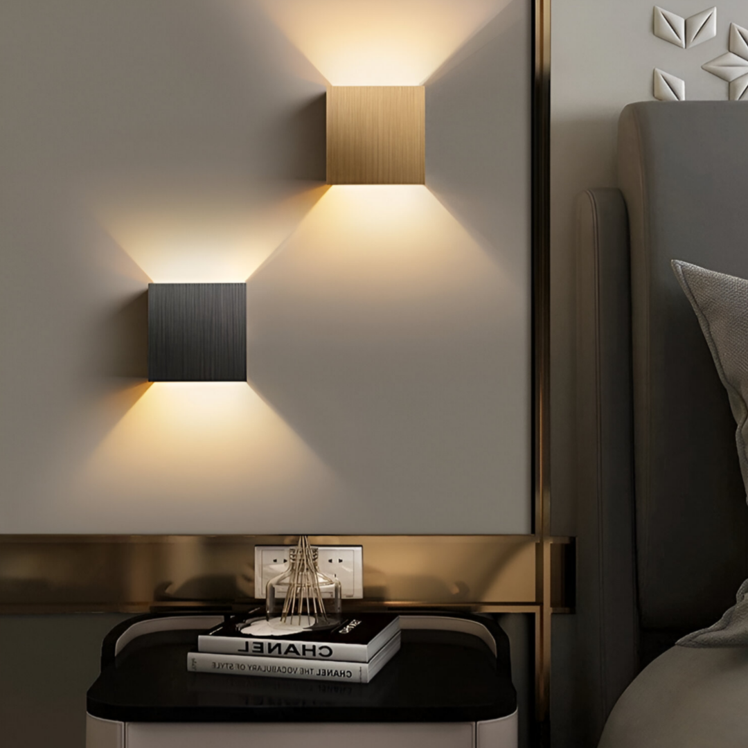 Slim LED Wall Light with USB and Dual Color