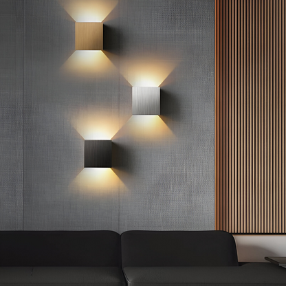 Slim LED Wall Light with USB and Dual Color - Fesara