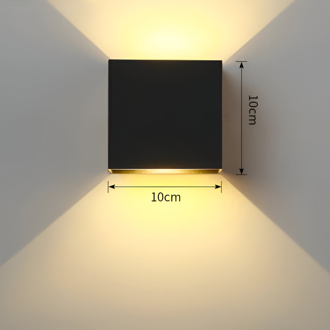 Slim LED Wall Light with USB and Dual Color
