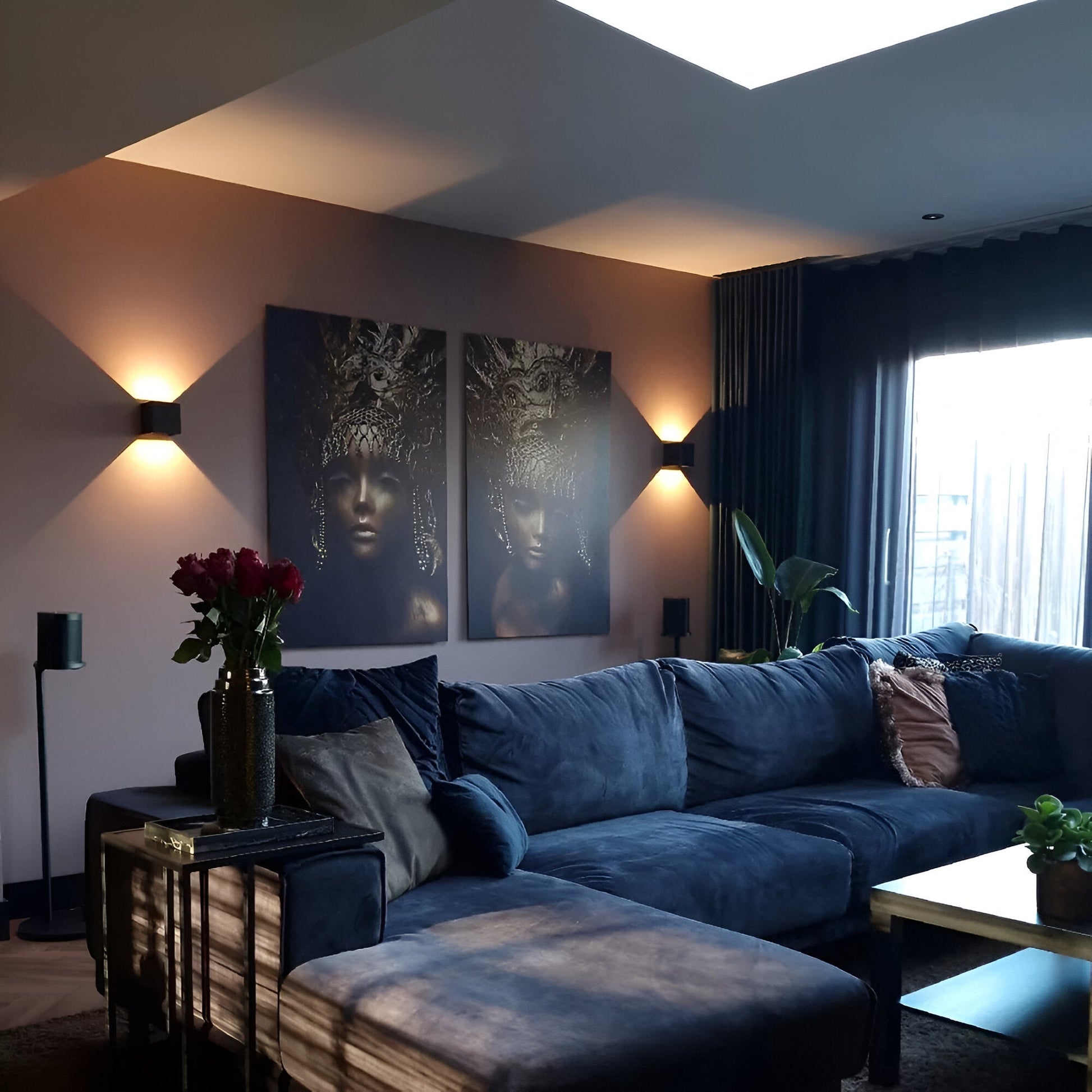 Simple LED Dimmer Wall Light Nordic Style - Fesara