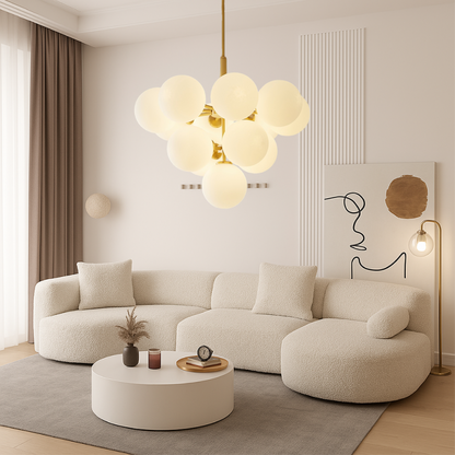 Nordic ball chandelier 2